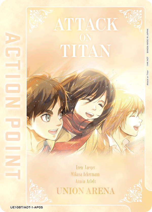 Action Point Card (Armin, Mikasa & Eren) [UE10BT/AOT-1-AP06] (AP)