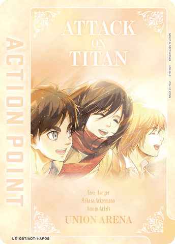 Action Point Card (Armin, Mikasa & Eren) [UE10BT/AOT-1-AP05] (AP)