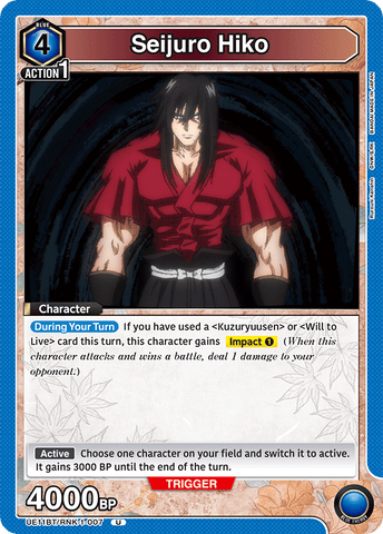 Seijuro Hiko [UE11BT/RNK-1-007] (U)