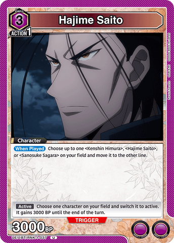 Hajime Saito [UE11BT/RNK-1-037] (U)
