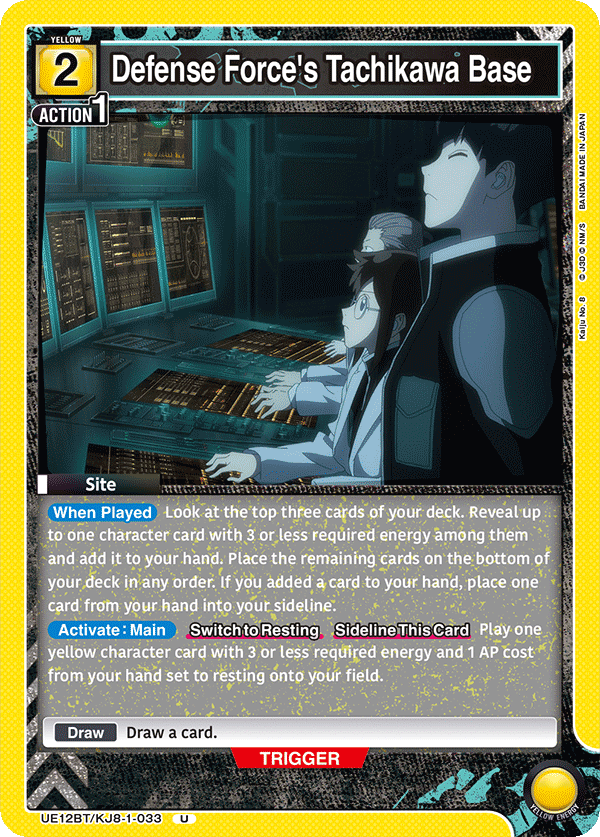 Defense Force's Tachikawa Base [UE12BT/KJ8-1-033] (U)