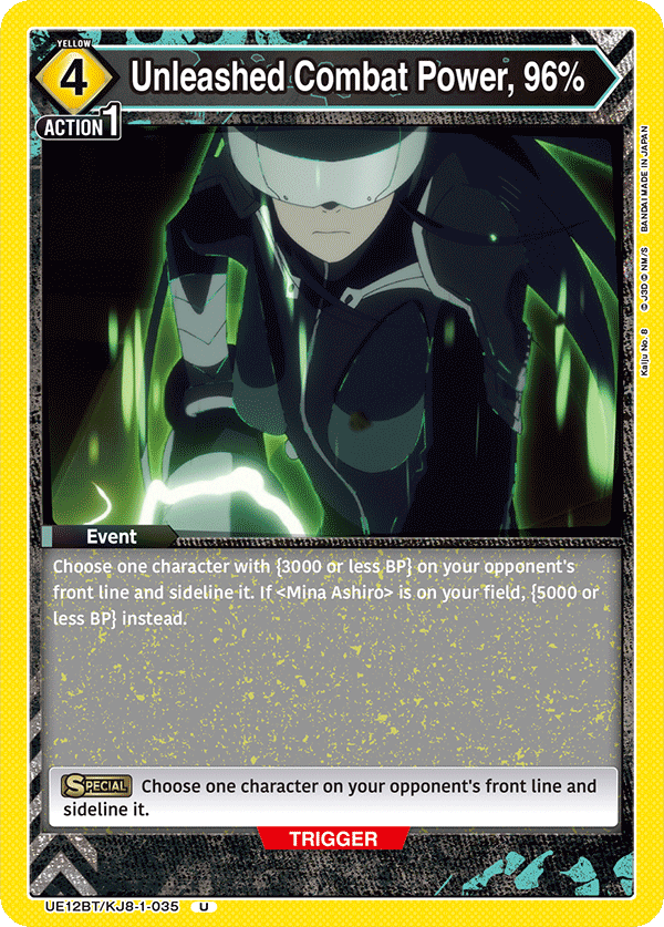Unleashed Combat Power, 96% [UE12BT/KJ8-1-035] (U)