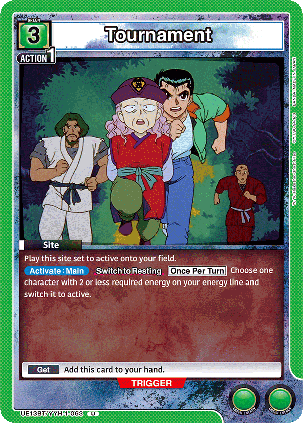 Tournament [UE13BT/YYH-1-063] (U)