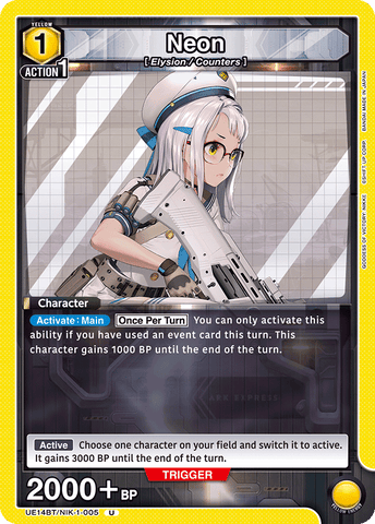 Neon [UE14BT/NIK-1-005] (U)