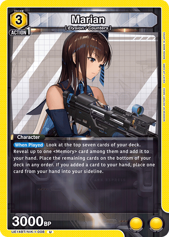Marian [UE14BT/NIK-1-008] (U)