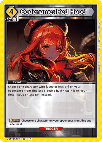Codename: Red Hood [UE14BT/NIK-1-031] (R)