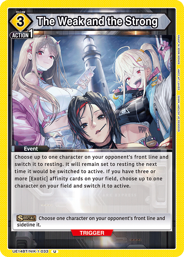 The Weak and the Strong [UE14BT/NIK-1-033] (U)