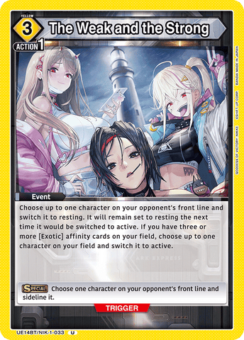 The Weak and the Strong [UE14BT/NIK-1-033] (U)