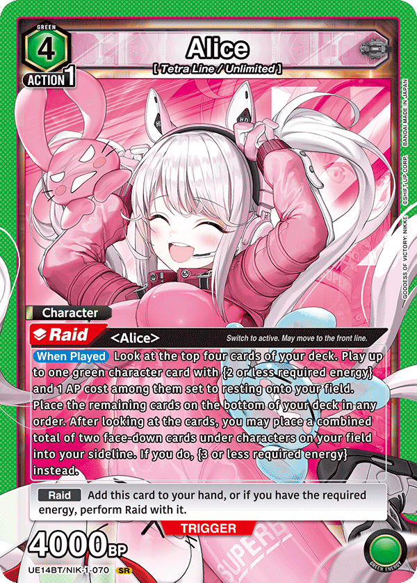 Alice [UE14BT/NIK-1-070] (SR)