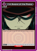 I'm Aware of the Risks [UE15BT/EVA-1-067] (U)