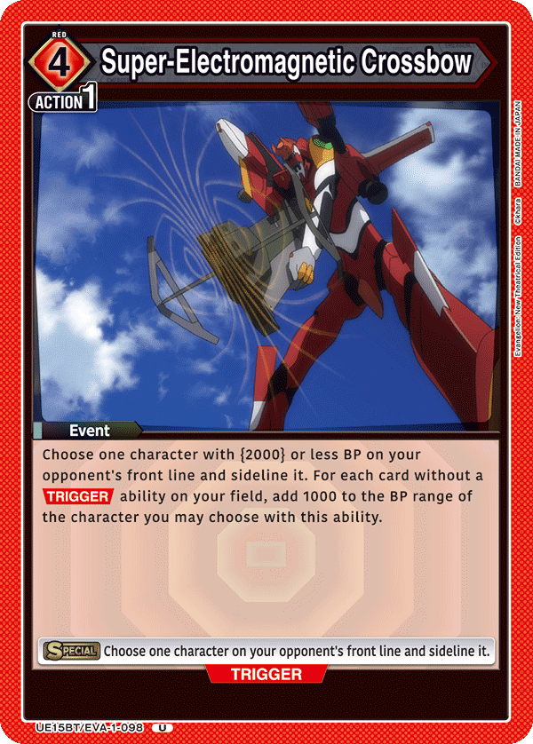 Super-Electromagnetic Crossbow [UE15BT/EVA-1-098] (U)