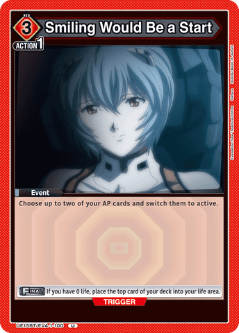 Smiling Would Be a Start [UE15BT/EVA-1-100] (U)