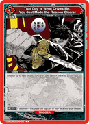 That Day is What Drives Me. You Just Made the Reason Clearer [UE16BT/KGR-1-077] (U)