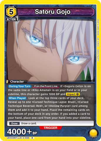 Satoru Gojo [UEX02BT/JJK-3-006] (R)
