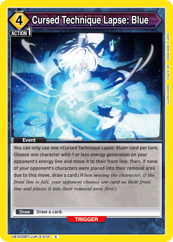 Cursed Technique Lapse: Blue [UEX02BT/JJK-3-012] (C)