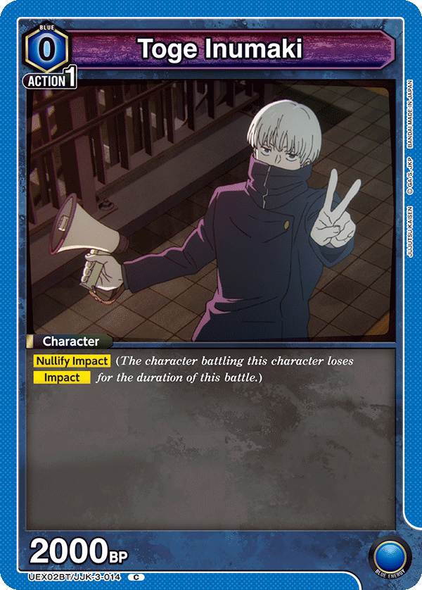 Toge Inumaki [UEX02BT/JJK-3-014] (C)