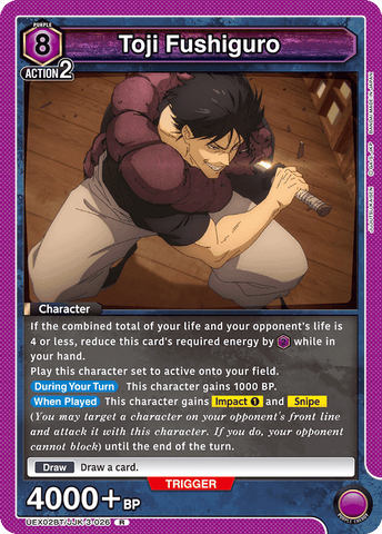 Toji Fushiguro [UEX02BT/JJK-3-026] (R)