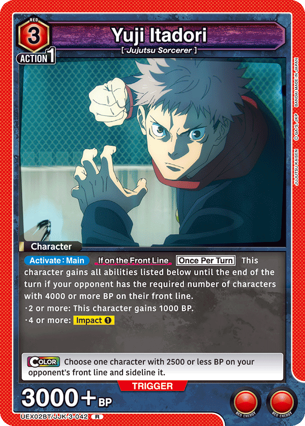 Yuji Itadori [UEX02BT/JJK-3-042] (R)