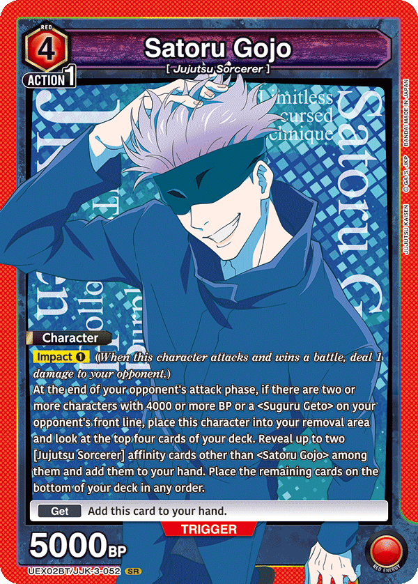 Satoru Gojo [UEX02BT/JJK-3-052] (SR)