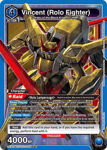 Vincent (Rolo Fighter) [UEX03BT/CGH-2-026] (SR)