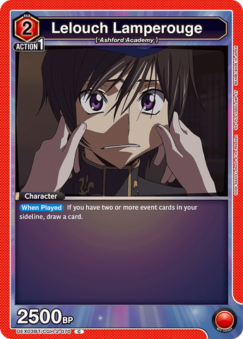 Lelouch Lamperouge [UEX03BT/CGH-2-070] (C)