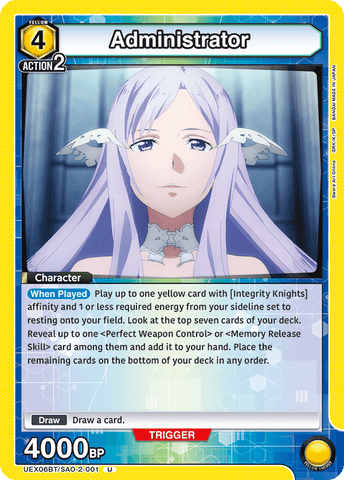 Administrator [UEX06BT/SAO-2-001] (U)