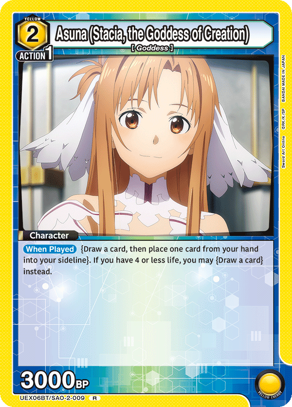 Asuna (Stacia, the Goddess of Creation) [UEX06BT/SAO-2-009] (R)