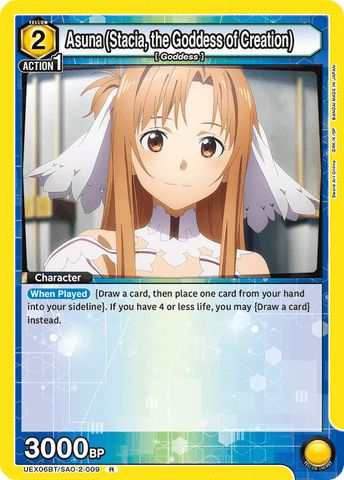 Asuna (Stacia, the Goddess of Creation) [UEX06BT/SAO-2-009] (R)