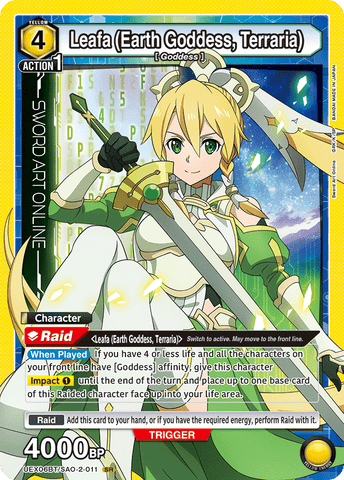 Leafa (Earth Goddess, Terraria) [UEX06BT/SAO-2-011] (SR)