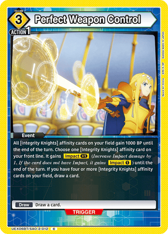 Perfect Weapon Control [UEX06BT/SAO-2-012] (C)