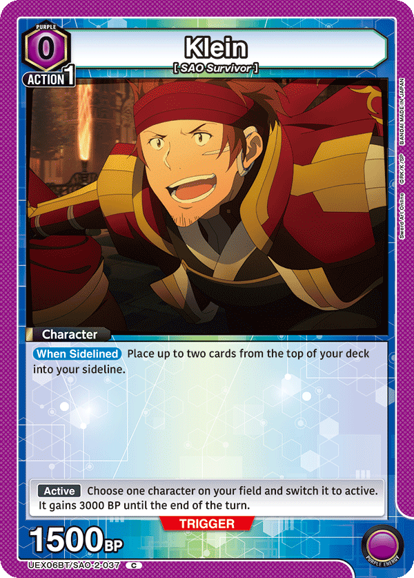 Klein [UEX06BT/SAO-2-037] (C)