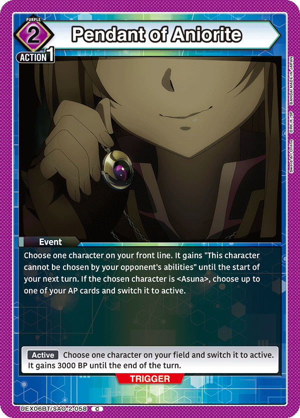 Pendant of Aniorite [UEX06BT/SAO-2-058] (C)