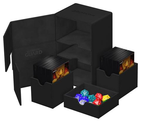 UG - Twin Flip n' Tray 160+ - Black Monocolor Deck Box