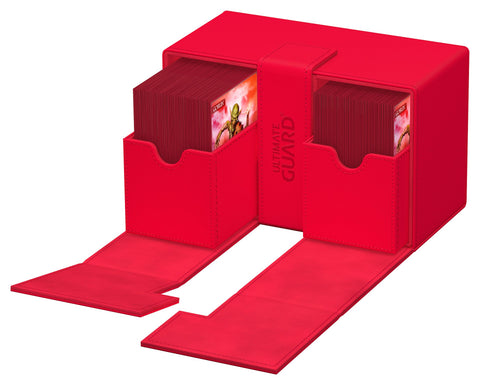 UG - Twin Flip n' Tray 160+ - Red Monocolor Deck Box