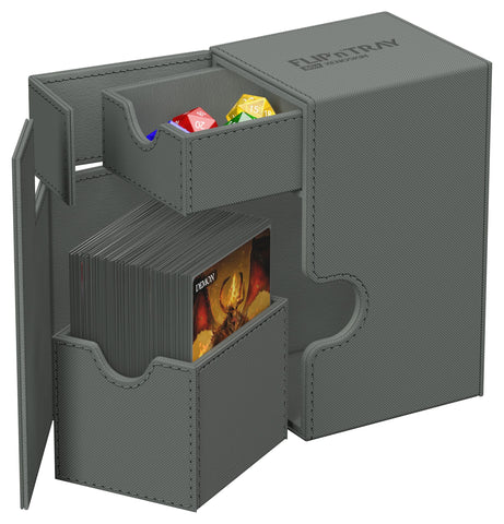 UG - Flip n' Tray 80+ - Grey Monocolor Deck Box