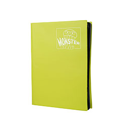 Monster Binder Protectors 9 Pocket - Matte Yellow