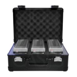Zion Cases - X - Black 3 Row - Slab Case