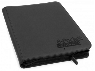 Ultimate Guard - Zipfolio Xenoskin: Black - 8 Pocket Album