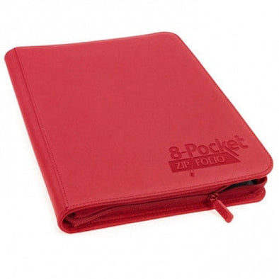 Ultimate Guard - Zipfolio Xenoskin: Red - 8 Pocket Album