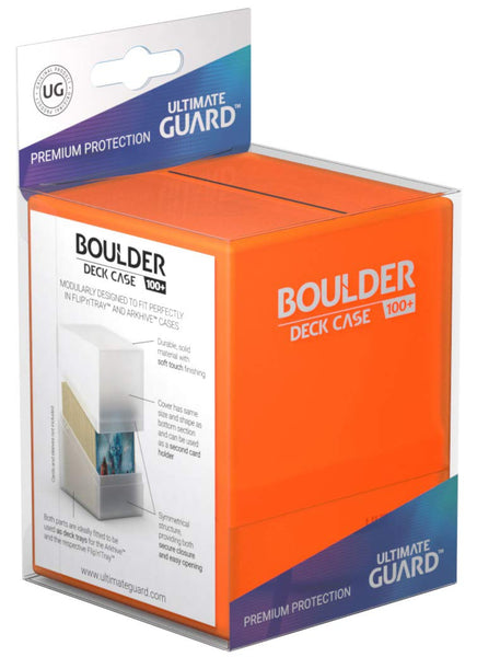 Ultimate Guard Boulder Deck Case 100ct. - Orange