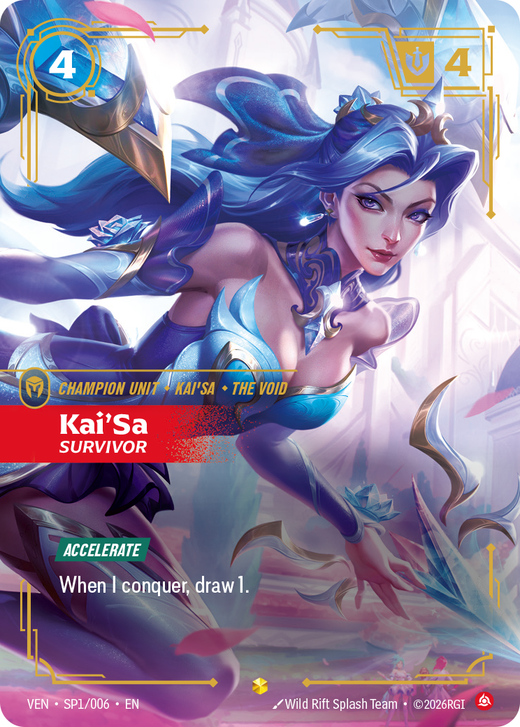 Kai'Sa, Survivor (VEN-SP1/006) [Riftbound: Vendetta]