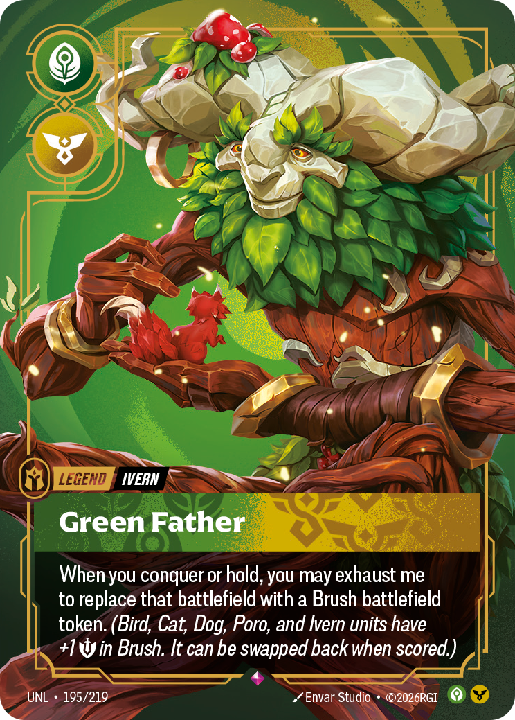 Ivern - Green Father (UNL-195/219) [Riftbound: Unleashed]