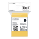 Ultra PRO: Small 60ct Sleeves - PRO-Gloss (Yellow)