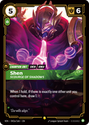 Shen, Scourge of Shadows (Alternate Art) (VEN-042a/166) [Riftbound: Vendetta]