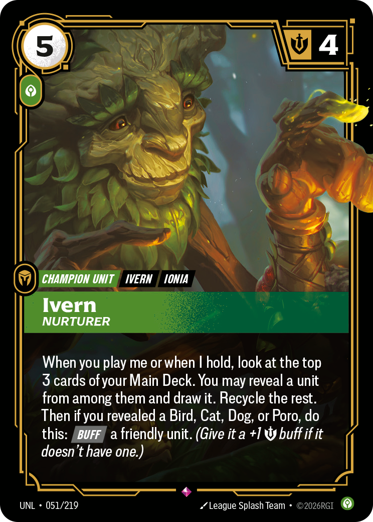 Ivern - Nurturer (UNL-051/219) [Riftbound: Unleashed]