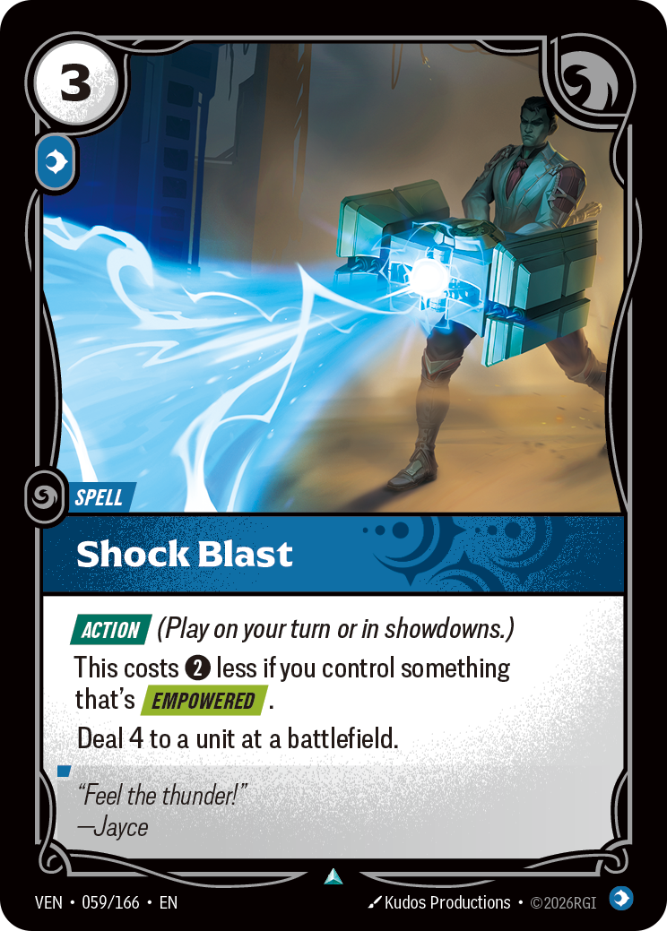 Shock Blast (VEN-059/166) [Riftbound: Vendetta]