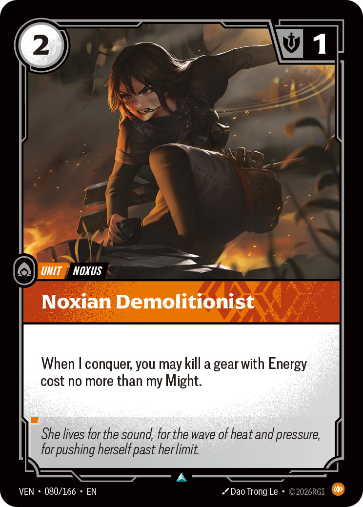 Noxian Demolitionist (VEN-080/166) [Riftbound: Vendetta]