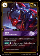 Zed, Without a Sound (Alternate Art) (VEN-112a/166) [Riftbound: Vendetta]