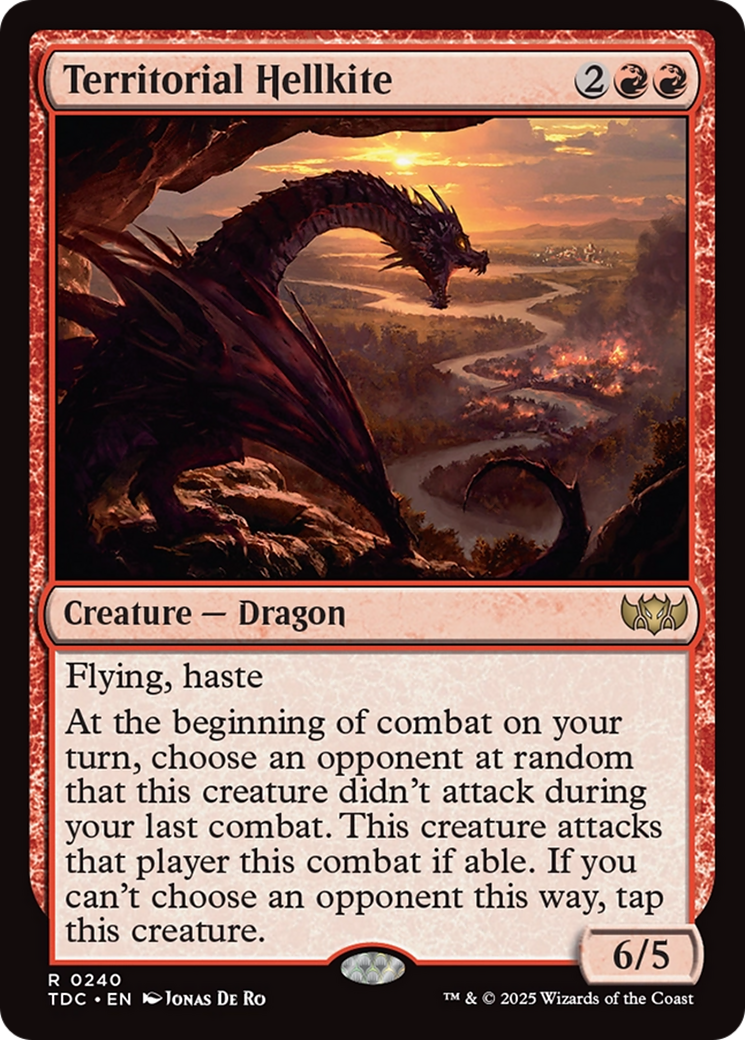 Territorial Hellkite [Tarkir: Dragonstorm Commander]
