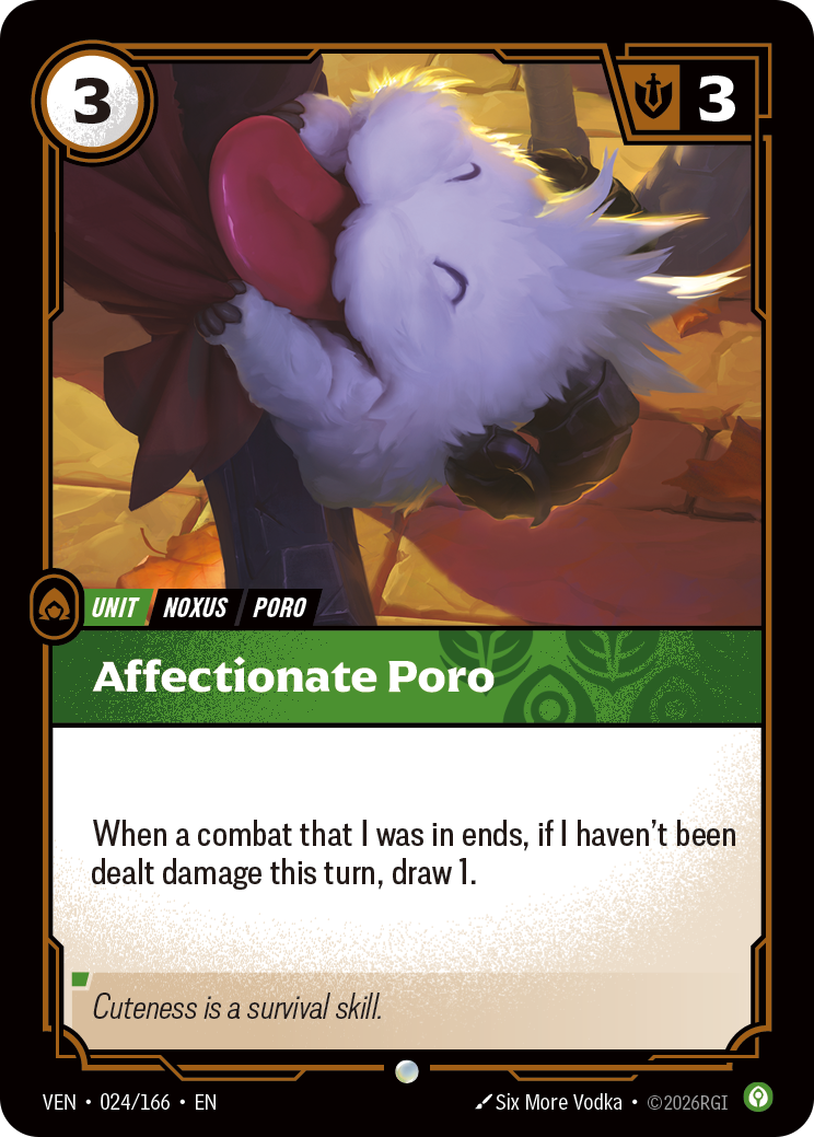 Affectionate Poro (VEN-024/166) [Riftbound: Vendetta]